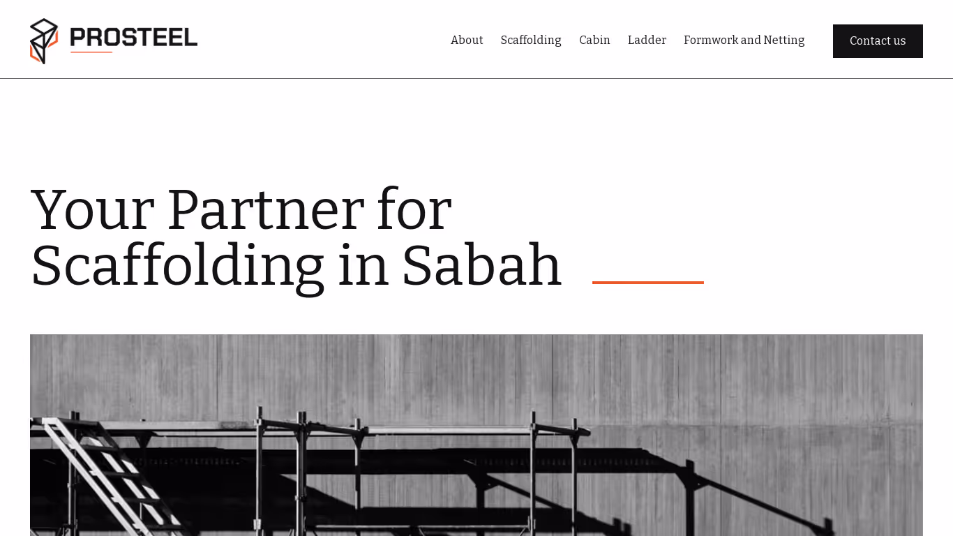 Best Scaffolding Solutions in Sabah ProSteel Sdn Bhd
